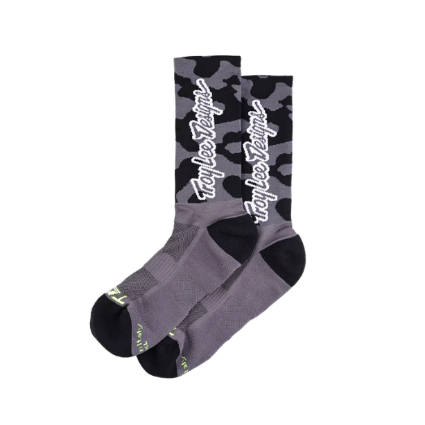 Chaussettes TROY LEE DESIGNS PERFORMANCE SCRUBLAND Camouflage Gris