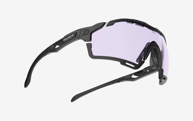 Lunettes RUDY PROJECT CUTLINE Noir Matt Verres IMPACTX™ Photochromique Laser Purple