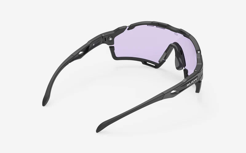 Lunettes RUDY PROJECT CUTLINE Noir Matt Verres IMPACTX™ Photochromique Laser Purple