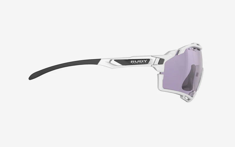 Lunettes RUDY PROJECT CUTLINE Blanc Verres IMPACTX™ Photochromique Laser Purple