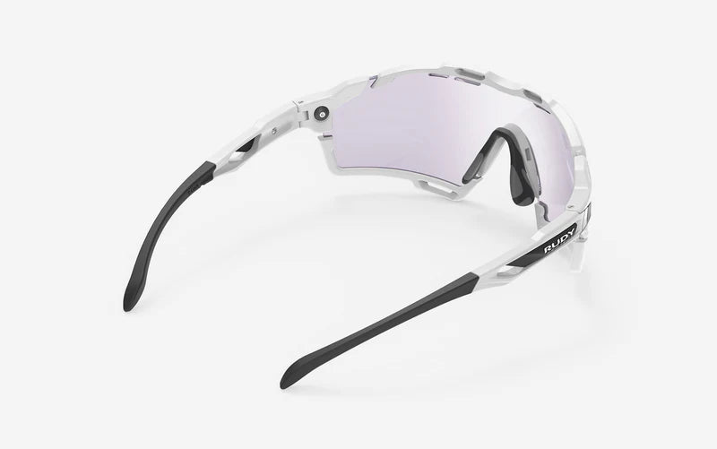 Lunettes RUDY PROJECT CUTLINE Blanc Verres IMPACTX™ Photochromique Laser Purple