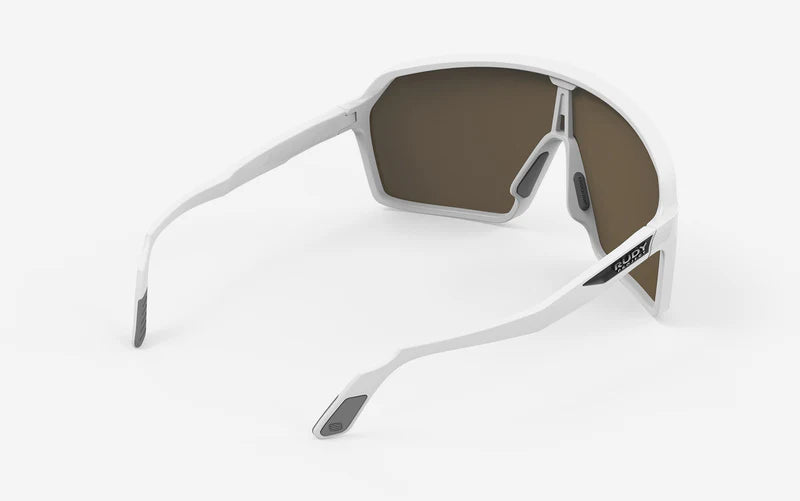 Brille RUDY PROJECT SPINSHIELD Weiß Gläser RP Optics Multilaser Gold