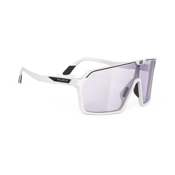 Lunettes RUDY PROJECT SPINSHIELD Blanc Verres IMPACTX™ Photochromique Laser Purple