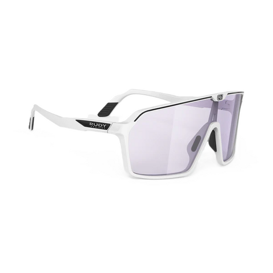 Lunettes RUDY PROJECT SPINSHIELD Blanc Verres IMPACTX™ Photochromique Laser Purple