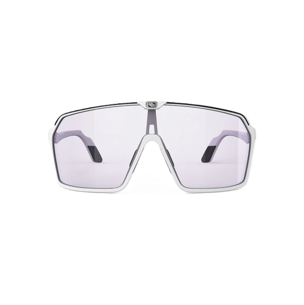 Lunettes RUDY PROJECT SPINSHIELD Blanc Verres IMPACTX™ Photochromique Laser Purple
