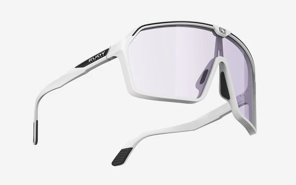 Lunettes RUDY PROJECT SPINSHIELD Blanc Verres IMPACTX™ Photochromique Laser Purple