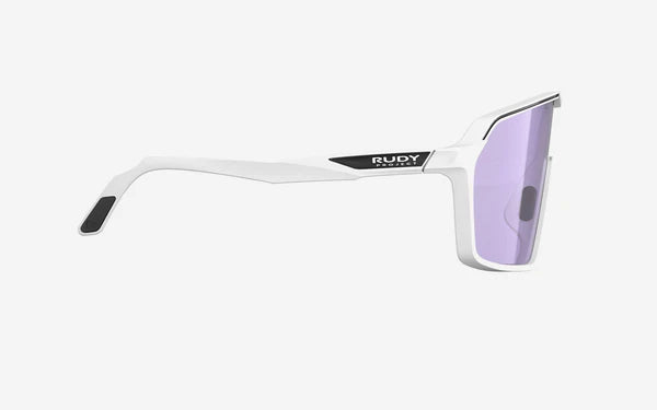 Lunettes RUDY PROJECT SPINSHIELD Blanc Verres IMPACTX™ Photochromique Laser Purple