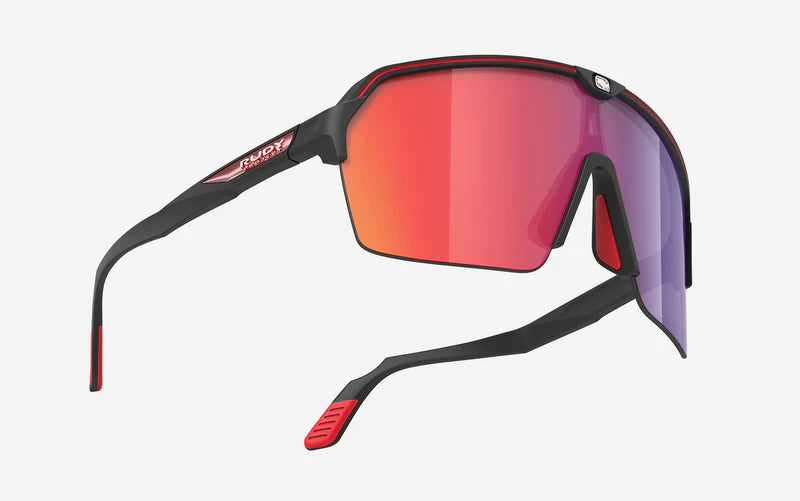 Briller RUDY PROJECT SPINSHIELD AIR Sort Mat Glas RP Optics Multilaser Red