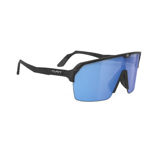 Lunettes RUDY PROJECT SPINSHIELD AIR Noir Matt Verres RP Optics Multilaser Bleu