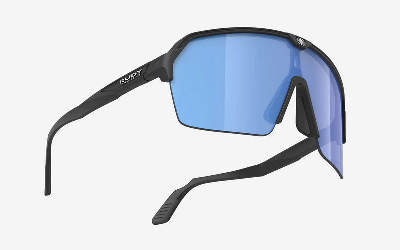 Brille RUDY PROJECT SPINSHIELD AIR Schwarz Matt Gläser RP Optics Multilaser Blau