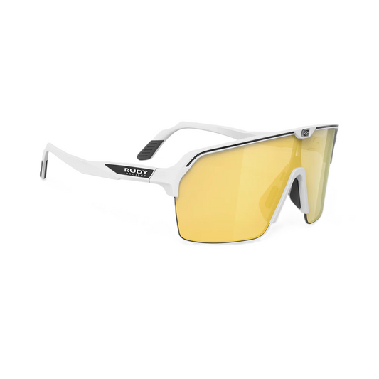 Lunettes RUDY PROJECT SPINSHIELD AIR Blanc Matt Verres RP Optics Multilaser Gold