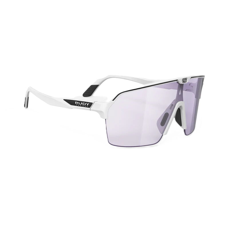 Lunettes RUDY PROJECT SPINSHIELD AIR Blanc Verres IMPACTX™ Photochromique Laser Purple