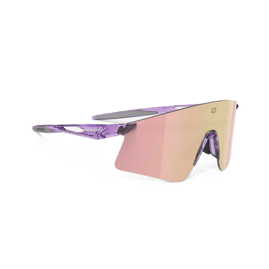 Lunettes RUDY PROJECT ASTRAL X Crystal Lilas Verres RP Optics Multilaser Rose Gold