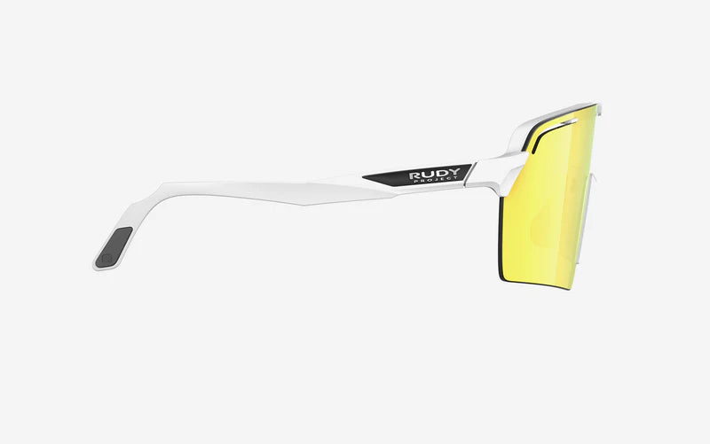 Brille RUDY PROJECT SPINSHIELD PRO Weiß Gläser RP Optics Multilaser Yellow