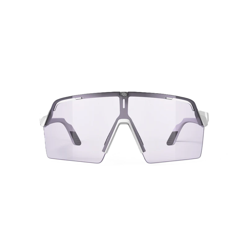 Lunettes RUDY PROJECT SPINSHIELD PRO Blanc Verres IMPACTX™ Photochromique Laser Purple