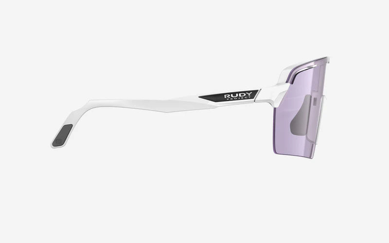Lunettes RUDY PROJECT SPINSHIELD PRO Blanc Verres IMPACTX™ Photochromique Laser Purple