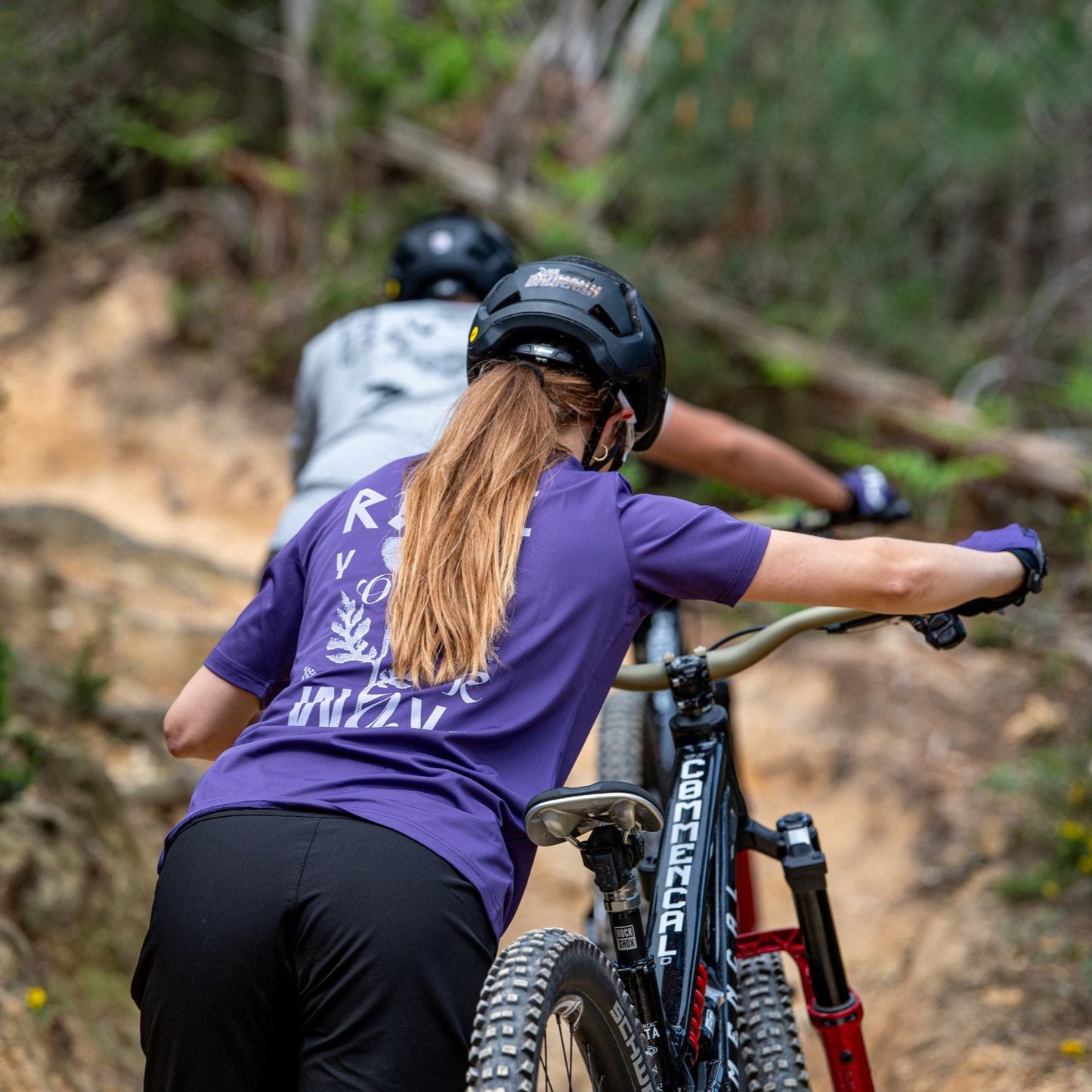 Trikot NORTHWAVE XTRAIL 2 Damen Kurzarm Violett
