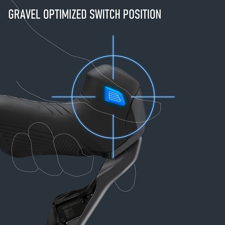 Levier Gauche et Étrier Avant SHIMANO GRX RX825 Mono