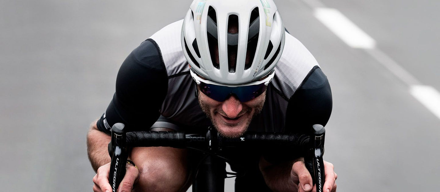 Casque Route MET RIVALE MIPS Blanc Glossy