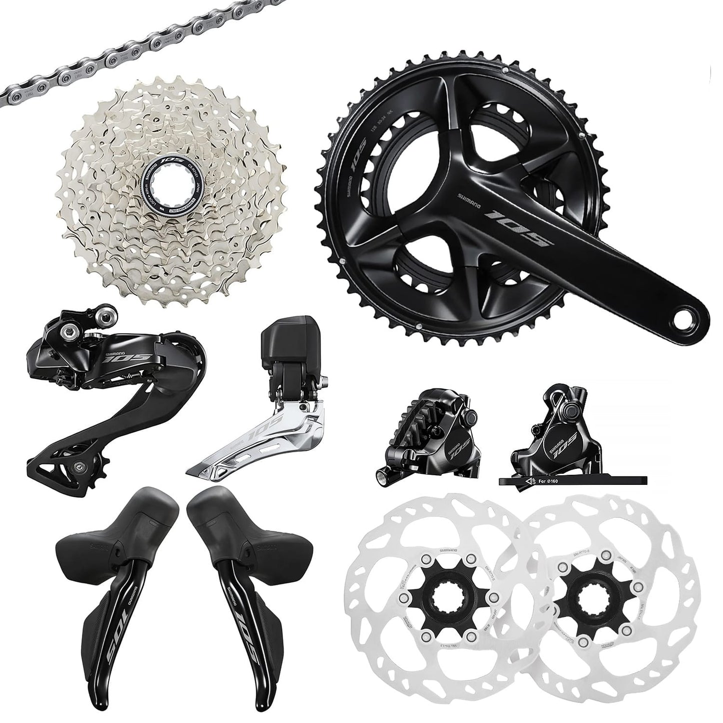 Groupe SHIMANO 105 Di2 R7170 2x12V