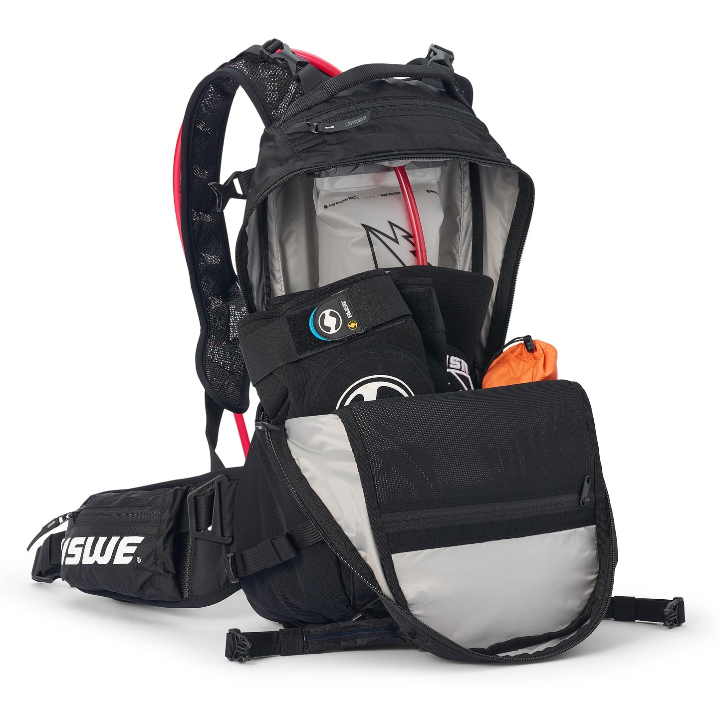 Reppu USWE SHRED 16 L Musta