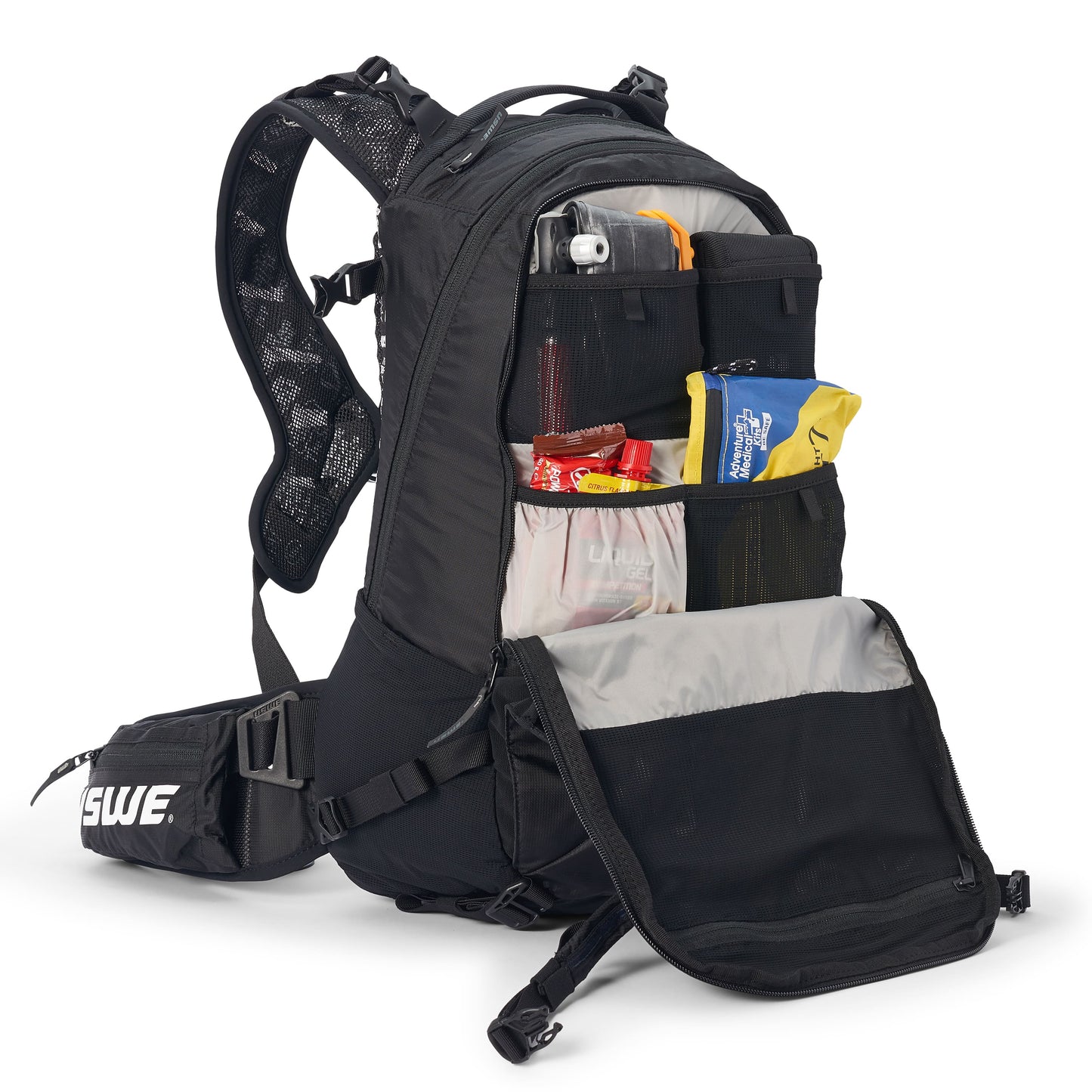 Reppu USWE SHRED 16 L Musta