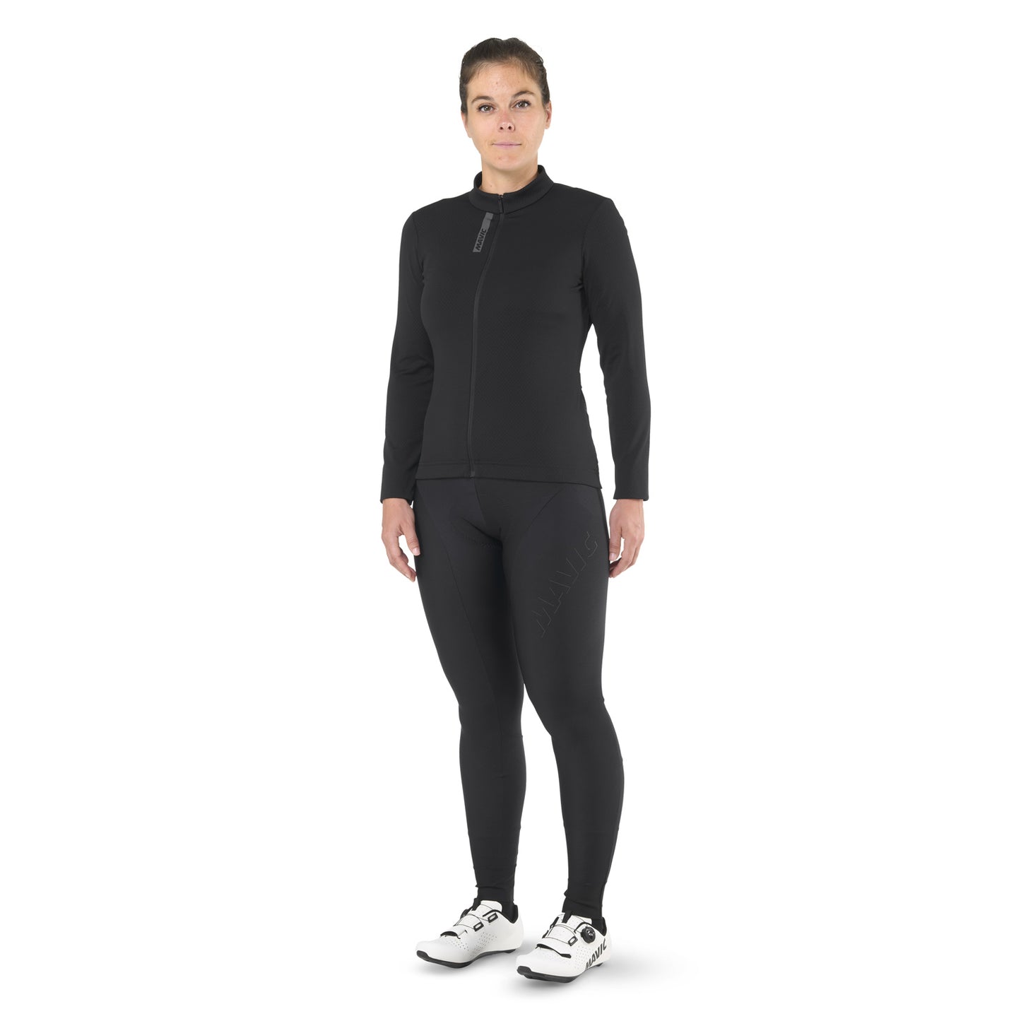 Trøje MAVIC AKSIUM THERMO Dame Lange Ærmer Sort