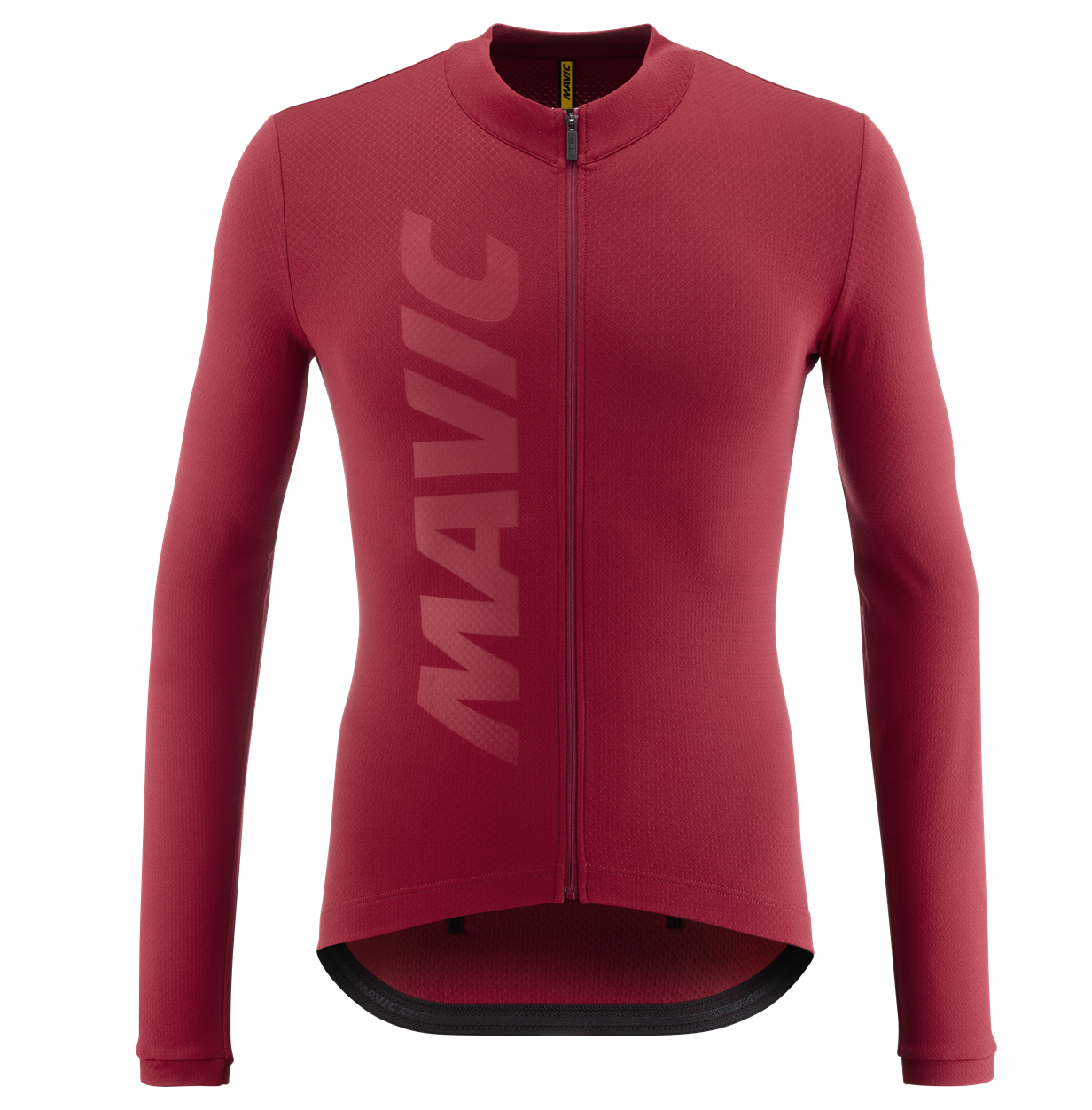 Maillot MAVIC AKSIUM THERMO Mangas Largas Burdeos