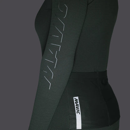 MAVIC AKSIUM Long Sleeve Women's Jersey Green