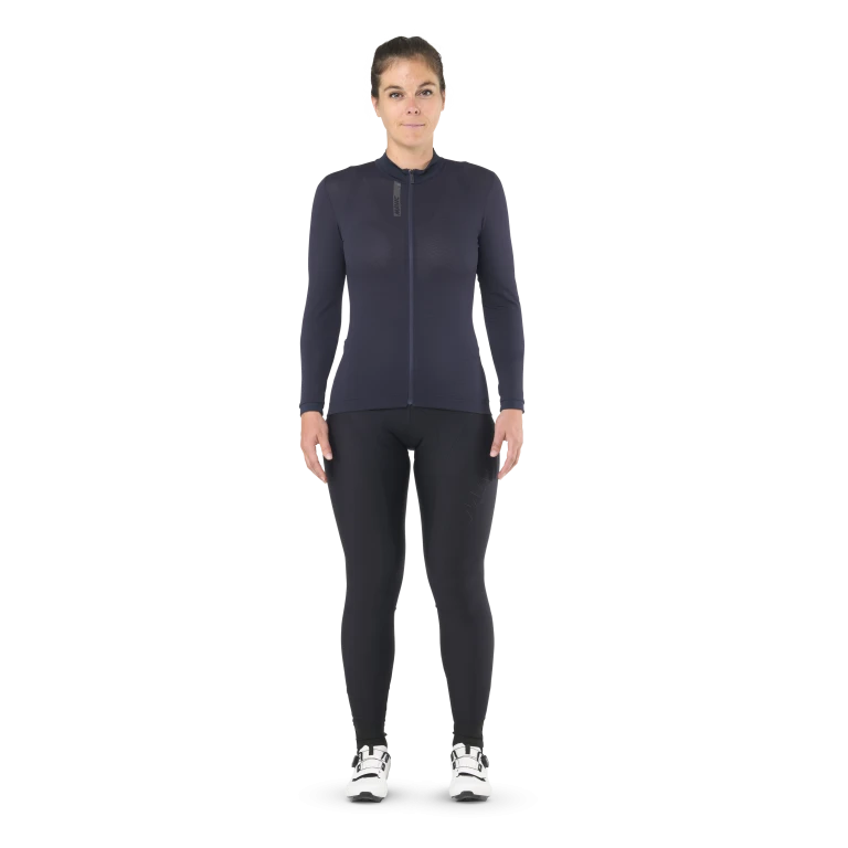 Maglia MAVIC AKSIUM Maniche Lunghe Donna Blu