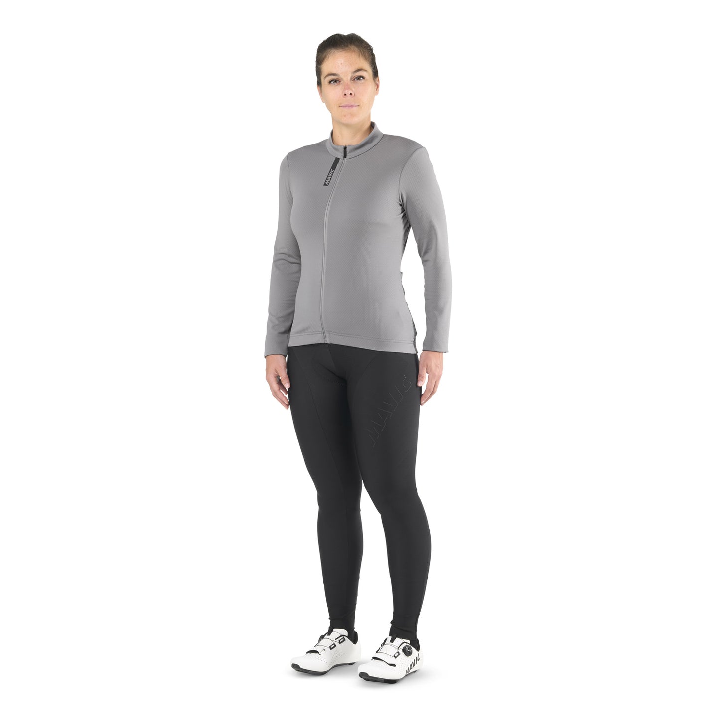 Tröja MAVIC AKSIUM THERMO Dam Lång Ärm Grå