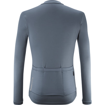 Maillot MAVIC AKSIUM THERMO Mangas Largas Azul/Gris
