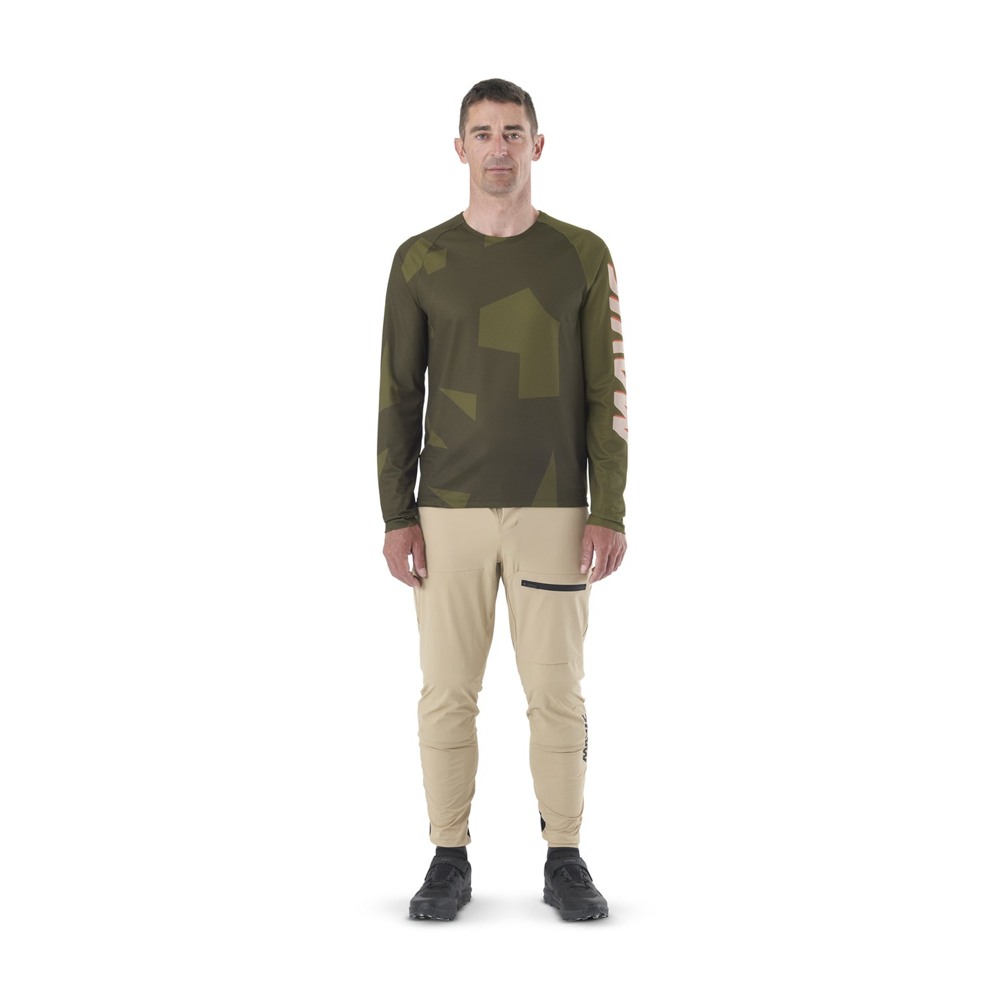 Tröja MAVIC DEEMAX ENDURO Långa Ärmar Camo Kaki