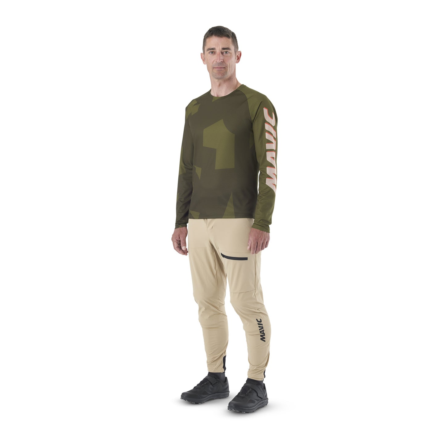 Tröja MAVIC DEEMAX ENDURO Långa Ärmar Camo Kaki