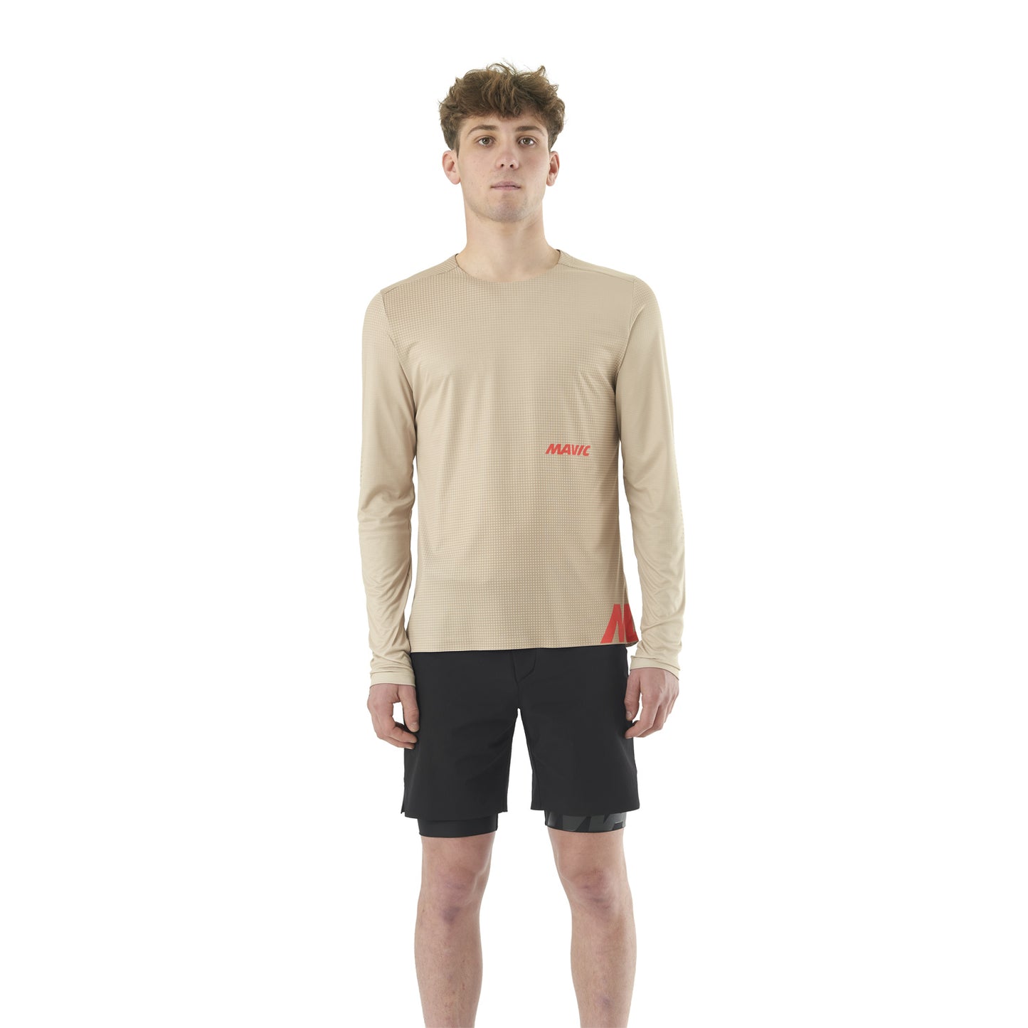 Tröja MAVIC CROSSTRAIL Långa Ärmar Beige