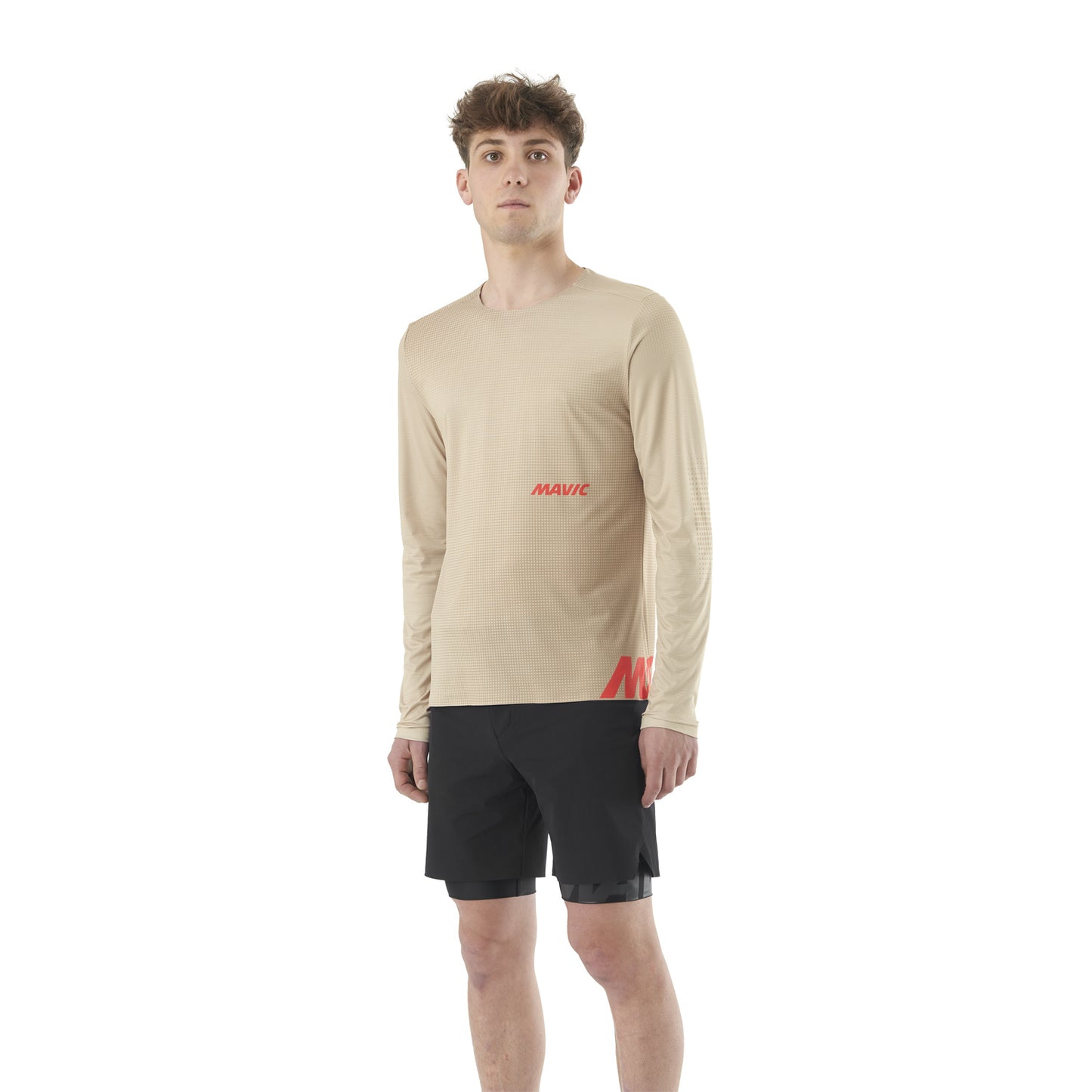 Tröja MAVIC CROSSTRAIL Långa Ärmar Beige