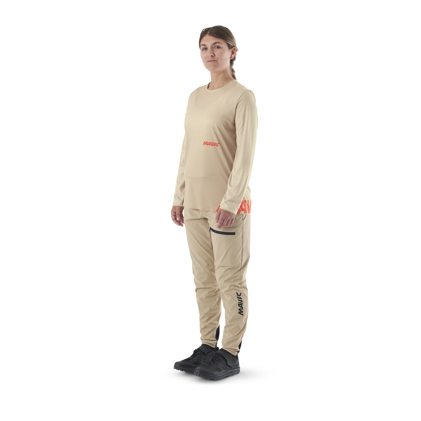 Tröja MAVIC CROSSTRAIL Långa Ärmar Beige