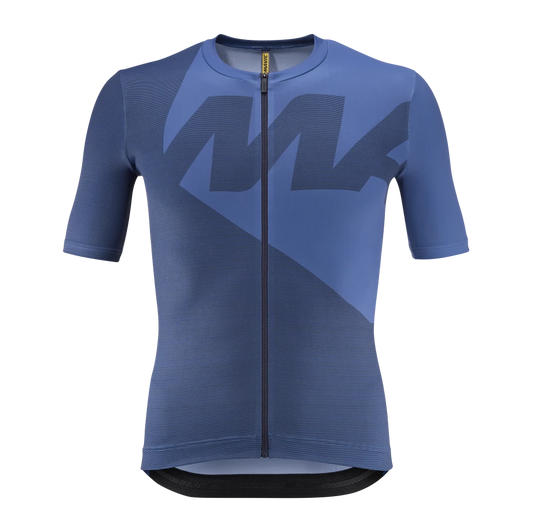 Maillot MAVIC ICON GRAPHIC Manches Courtes Bleu