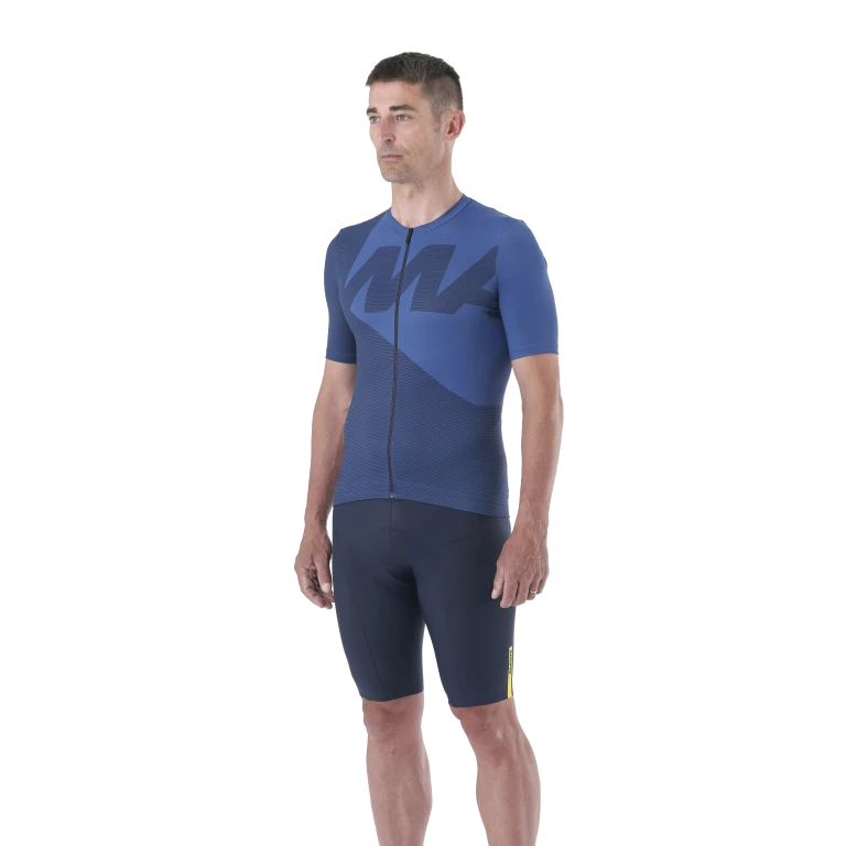 Maglia MAVIC ICON GRAPHIC Maniche Corte Blu
