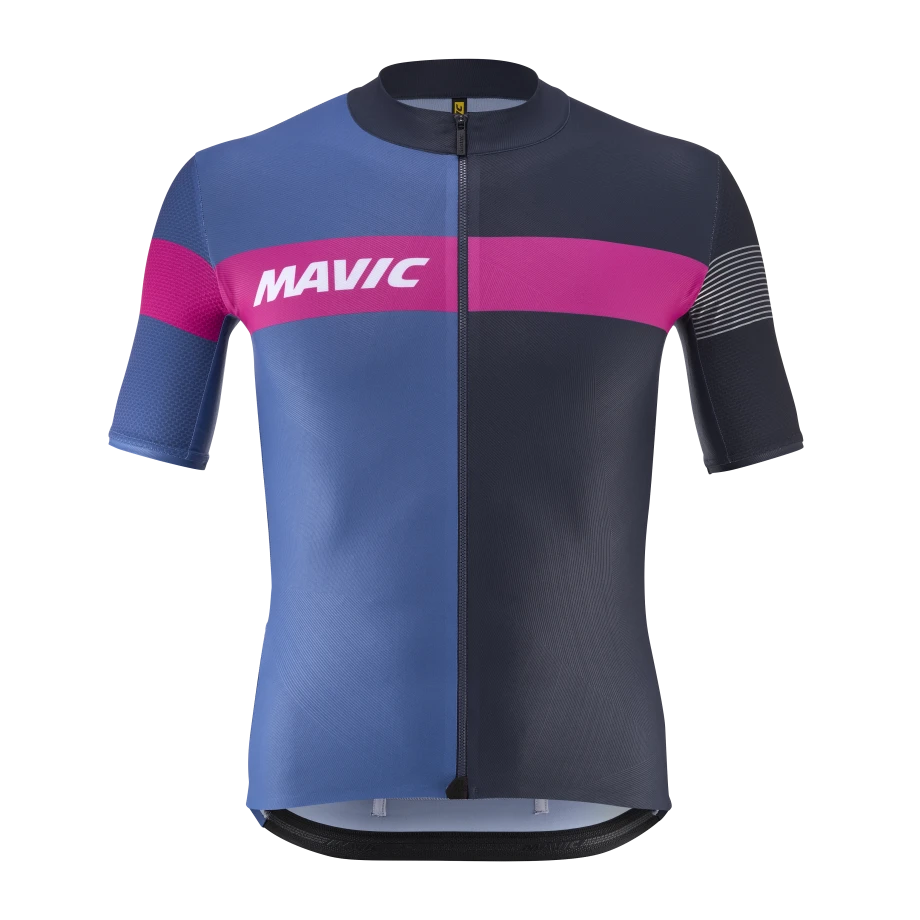 Maillot MAVIC KSYRIUM PRO Maniche Corte Blu