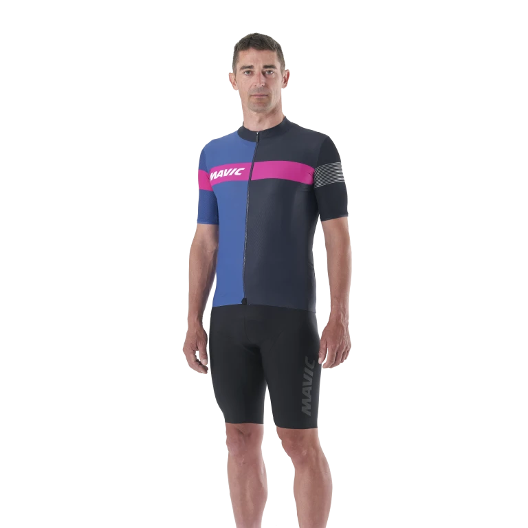 Maillot MAVIC KSYRIUM PRO Maniche Corte Blu