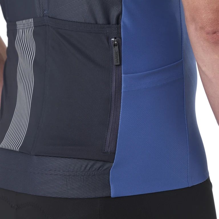 Maillot MAVIC KSYRIUM PRO Maniche Corte Blu