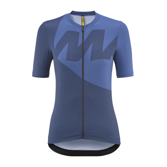 Maillot MAVIC ICON GRAPHIC Manches Courtes Femme Bleu