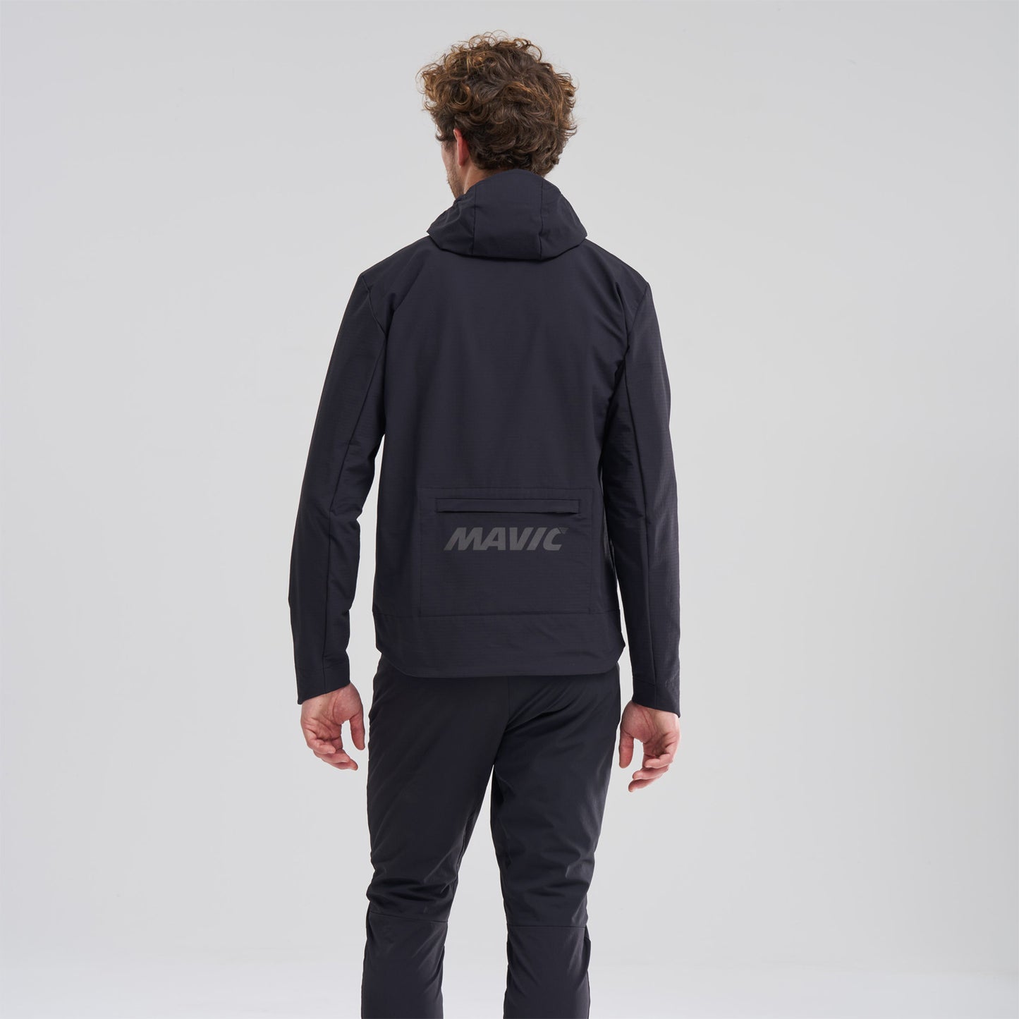 Jakke MAVIC DEEMAX THERMO WIND HOODIE Sort
