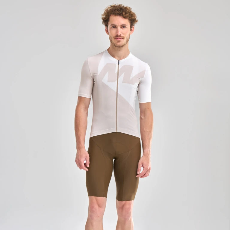 Maillot MAVIC ICON GRAPHIC Manches Courtes Beige