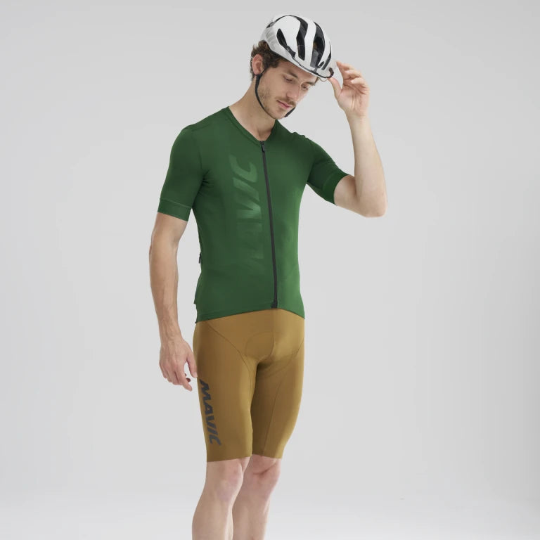Maglia MAVIC AKSIUM Maniche Corte Verde
