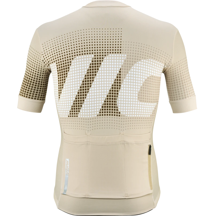 Trikot MAVIC AKSIUM GRAPHIC Kurzarm Beige