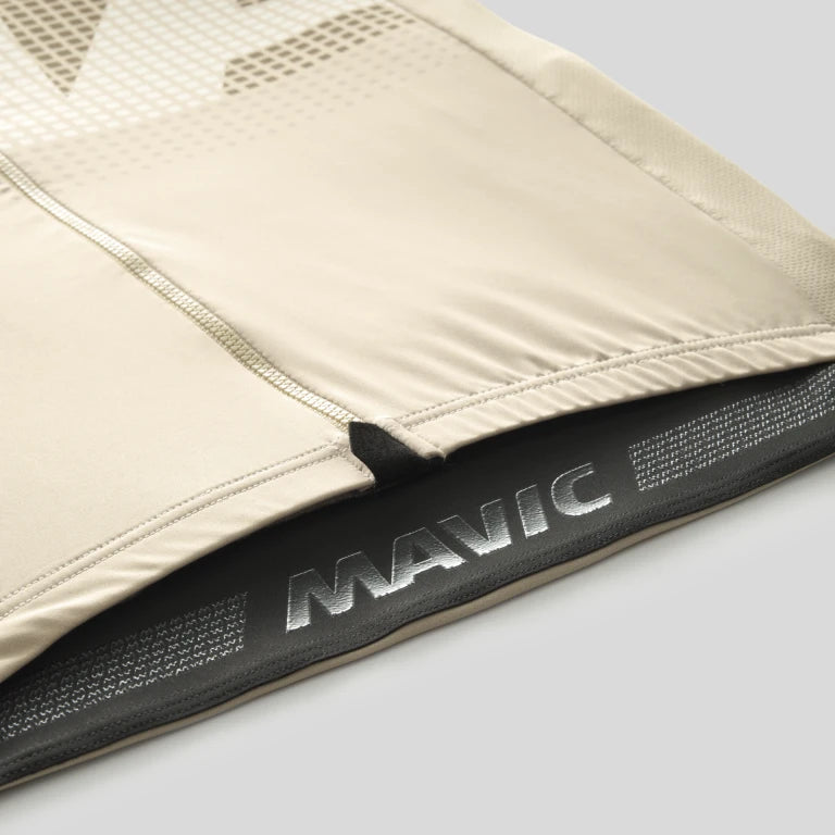 Trikot MAVIC AKSIUM GRAPHIC Kurzarm Beige