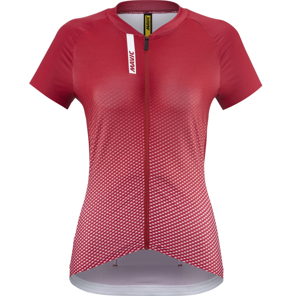 Wielrenshirt MAVIC AKSIUM Korte Mouwen Dames Rood
