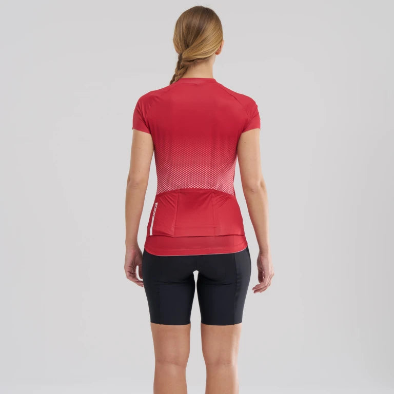 Wielrenshirt MAVIC AKSIUM Korte Mouwen Dames Rood